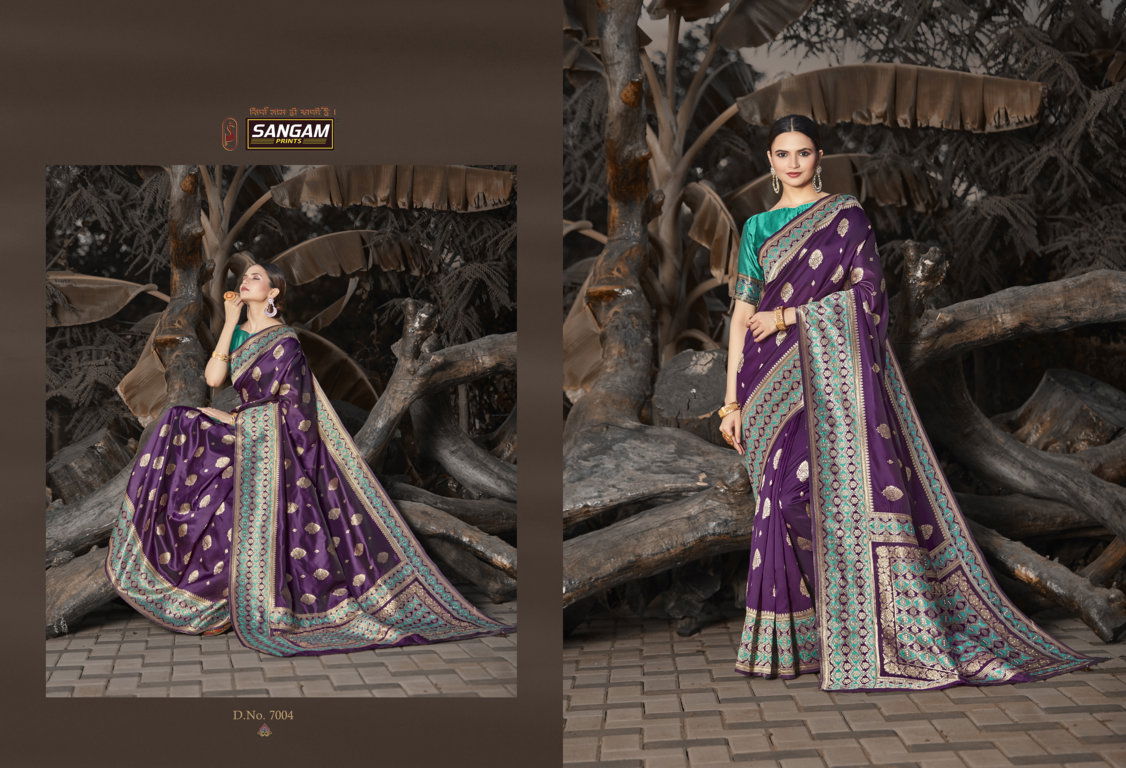 Sangam Priya Anand Latest Fancy Designer Festive Wear Silk Sarees Collection